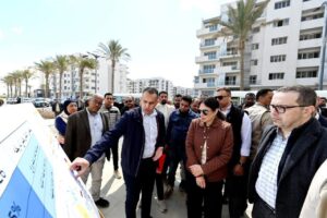 راندة المنشاوي تتفقد كومباند مزارين بالعلمين الجديدة وتتابع معدلات التنفيذ