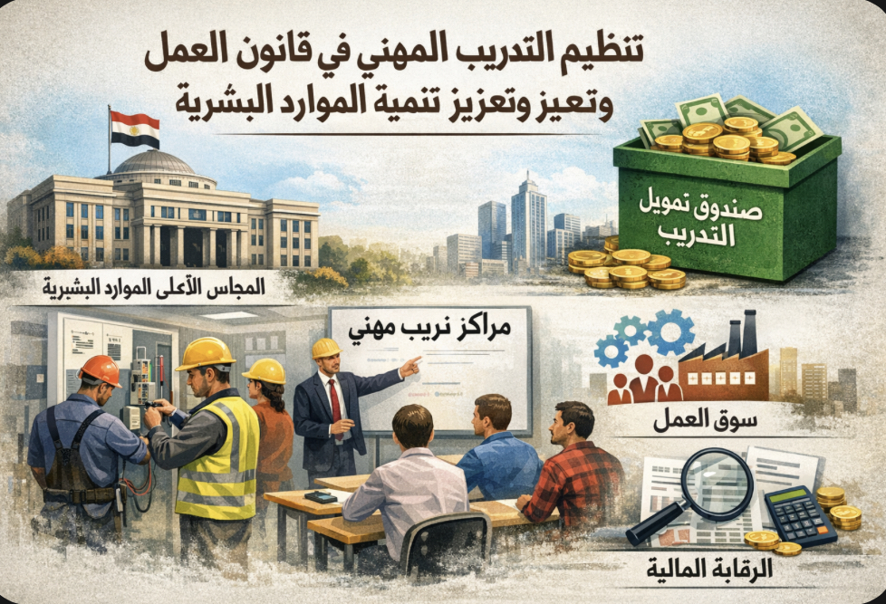 تنظيم التدريب المهني في قانون العمل وتعزيز تنمية الموارد البشرية