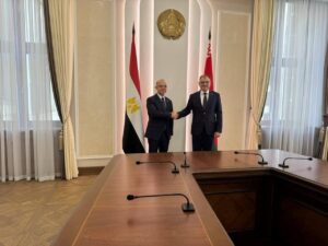 وزير الاستثمار يبحث مع نائب رئيس الوزراء البيلاروسي توطين التكنولوجيا وإقامة قواعد إنتاجية بمصر