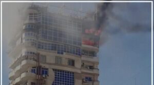 حريق بمعهد اللاسلكي للاتصالات بطريق أسيوط - سوهاج