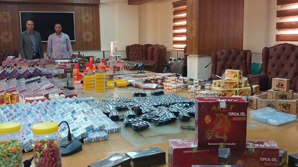 ضبط 42 ألفًا و700 قطعة منشطات ومغذيات مجهولة المصدر في مطروح