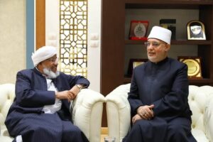 مفتي الجمهورية يستقبل رئيس جامعة سراج الهدى الهندية لبحث آفاق التعاون المشترك