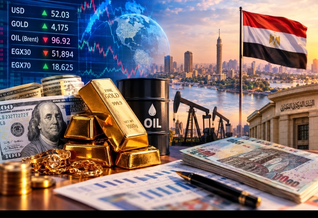 كيف يواجه الاقتصاد المصري…قوة الدولار وارتفاع النفط وتذبذب الذهب؟