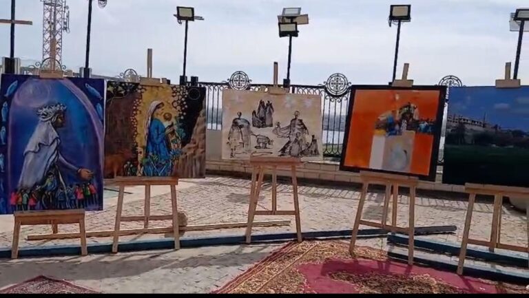 المنيا ــ معرض فني بعنوان «الفن من أجل السلام»